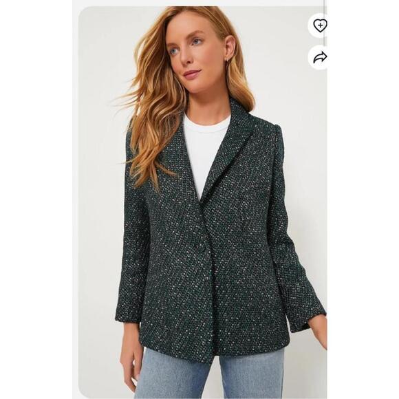 TUCKERNUCK Basalt Tweed Windsor Blazer $378 NWT Medium M Sold Out - Picture 1 of 6